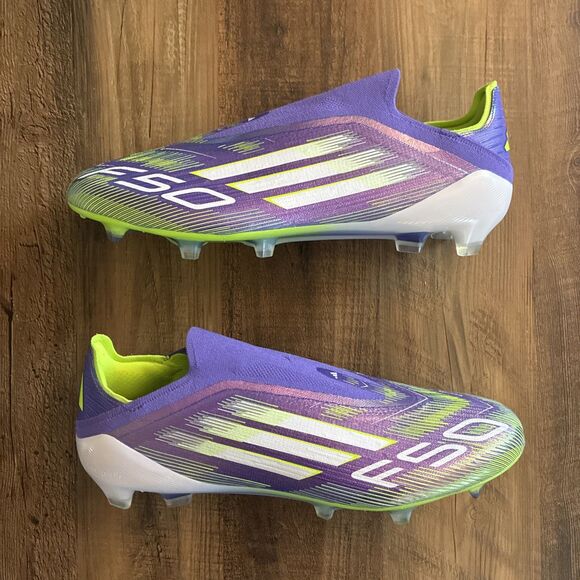 Adidas F50 Elite Laceless FG Men Sz 11.5 Radiant Blaze Pack Soccer Cleats JH7628 main image 5